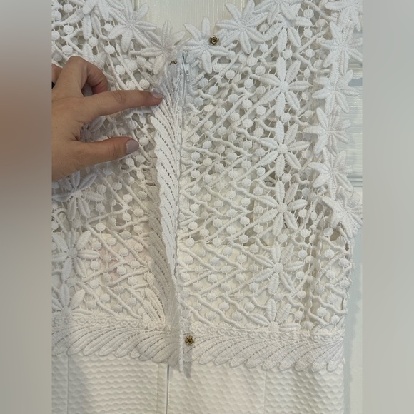 Lilly Pulitzer white lace dress, size 4 - Picture 3 of 6